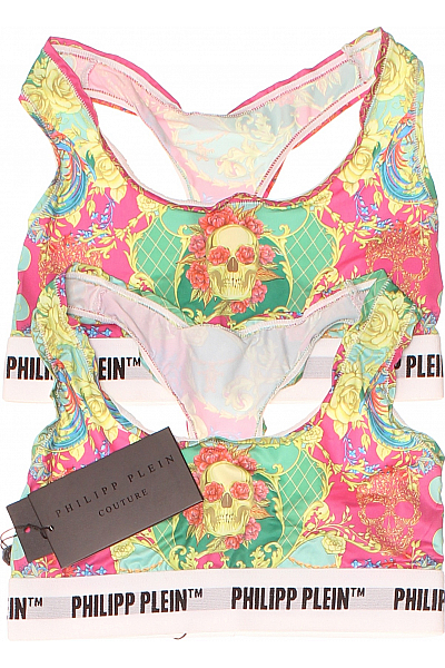 PHILLIP PLEIN Dámské Prádlo Sportovní Podprsenka Barevná Vel.  M