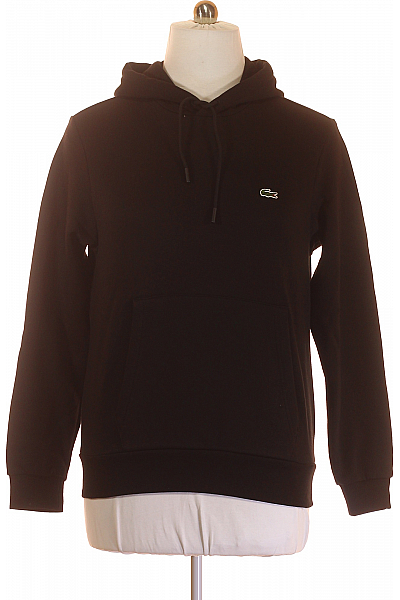 LACOSTE Pánská Mikina Bez Zapínání Černá