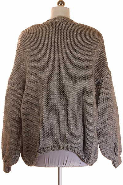 Fobya Dámský Cardigan Vlněný Šedý