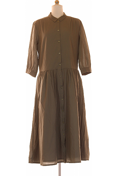 Hessnatur Šaty Khaki Outlet Vel. 38