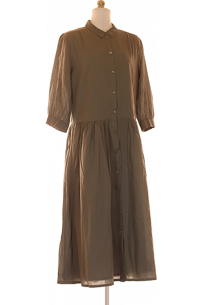 Hessnatur Šaty Khaki Outlet Vel. 38