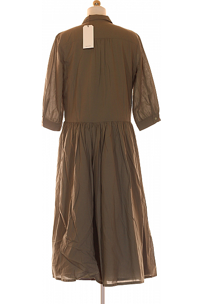 Hessnatur Šaty Khaki Outlet Vel. 38