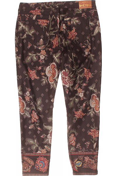 DESIGUAL Dámské Kalhoty Rovné Barevné Vel.  44
