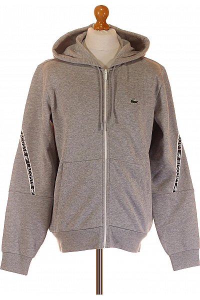 LACOSTE Pánská Mikina Šedá Vel. M