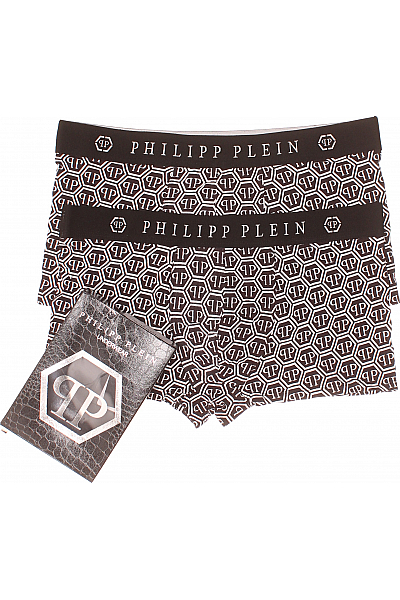 Philipp Plein Pánské Spodní Prádlo Černobílé Vel. XL