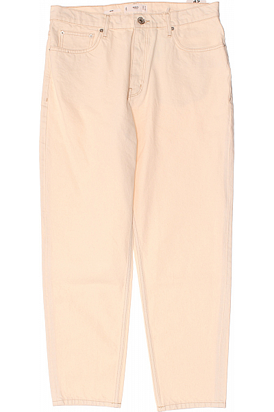MANGO Bootcut Dámské Džíny Bílé Vel.  42