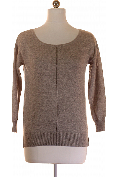 Dámský Svetr Kašmírový Šedý Just Cashmere Outlet Vel. M