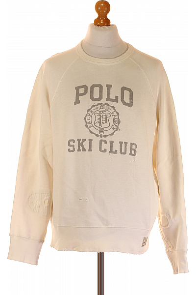 Ralph Lauren Pánská Mikina Stříbrná Vel. M
