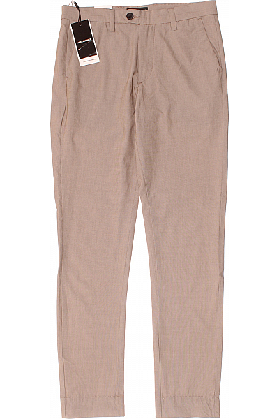 Pánské Kalhoty Hnědé JACK & JONES Outlet Vel. 30/32