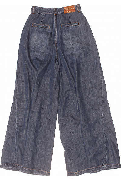 Bootcut Dámské Džíny Modré DESIGUAL Outlet Vel. 26