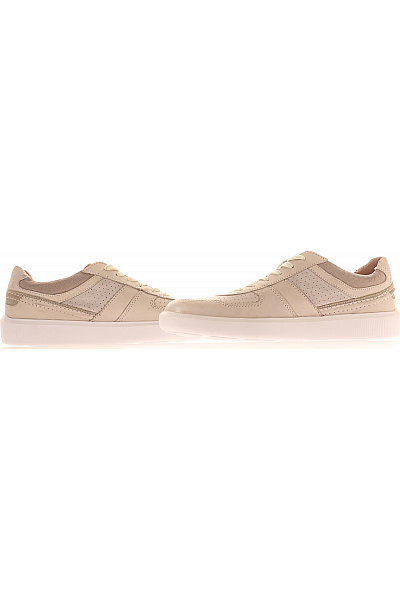 Pánské Tenisky CAMBRO RACE Kožené Béžové Clarks Vel. 41