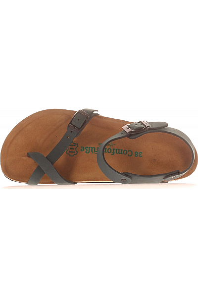 Comfortfusse Dámské Sandály Kožené Zelené