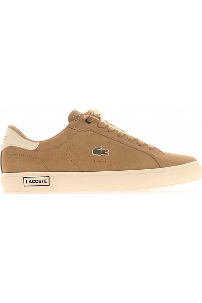 LACOSTE Pánské Boty LEATHER Hnědé Vel. 44