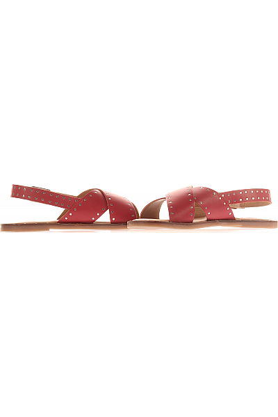 Dámské Boty Kožené Červené Kickers Vel. 39