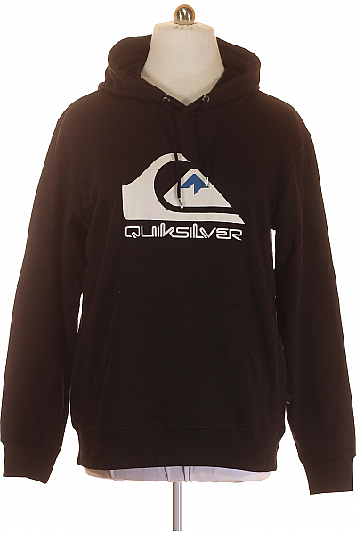 Quiksilver Pánská Mikina Bez Zapínání Černá Vel. XL