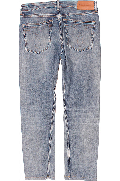 Calvin Klein Pánské Džíny Modré Second hand Vel. 32/34