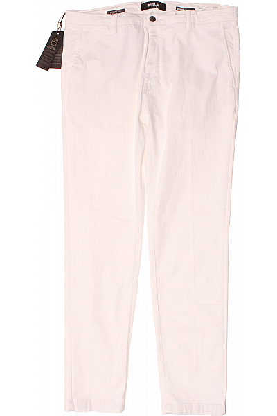 REPLAY Pánské Chino Kalhoty Bílé Second Hand Vel. 36/32