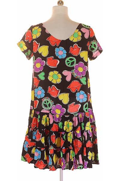 MOSCHINO Letní  Šaty Barevné Second hand