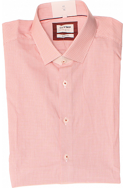 Pánská Košile Růžová OLYMP