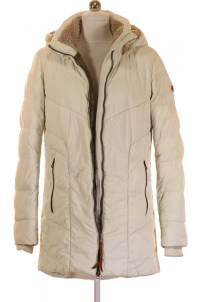 Camel Active Prošívaná Dámská Bunda Bílá Second Hand Vel.  38