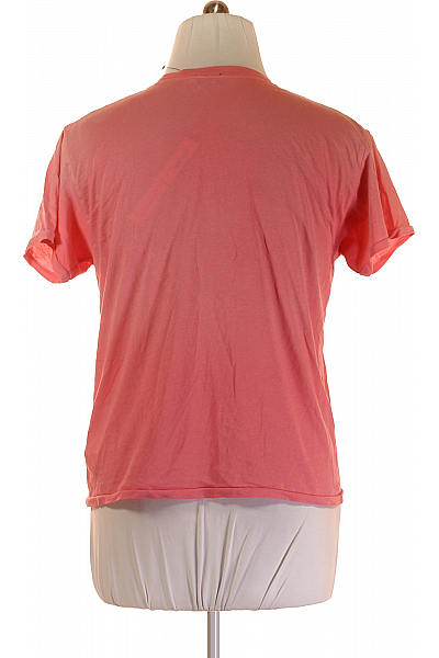 Ralph Lauren Dámské Tričko s Potiskem Růžové Vel. XL