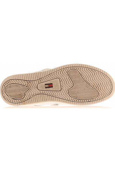 TOMMY HILFIGER Dámské Boty Kožené Bílé Second hand Vel.  39