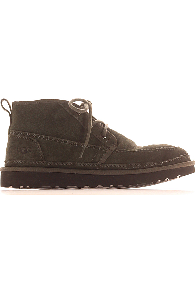 UGG Pánské Boty Kožené Zelené Second Hand Vel.  43