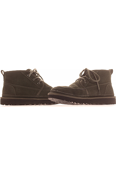UGG Pánské Boty Kožené Zelené Second hand Vel.  43