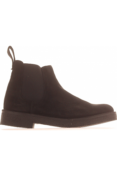 Pánské Kotníkové Boty Černé Clarks Outlet Vel. 43