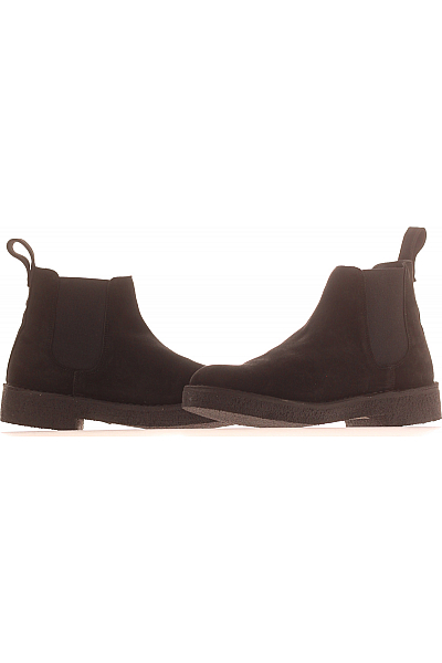 Pánské Kotníkové Boty Černé Clarks Outlet Vel. 43