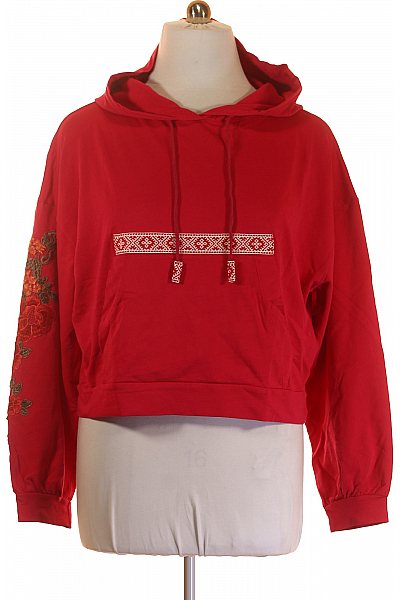 DESIGUAL Dámská Mikina Bez Zapínání Růžová Vel.  XL