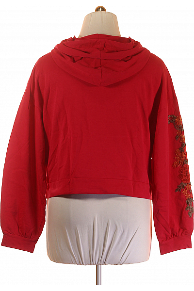 DESIGUAL Dámská Mikina Bez Zapínání Růžová Vel.  XL