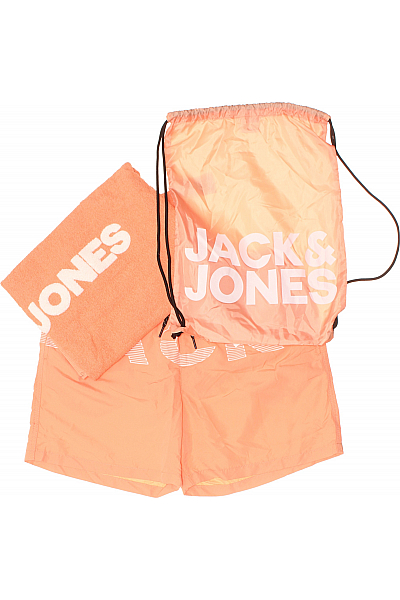 Pánské Kraťasy Oranžové JACK & JONES Vel. L