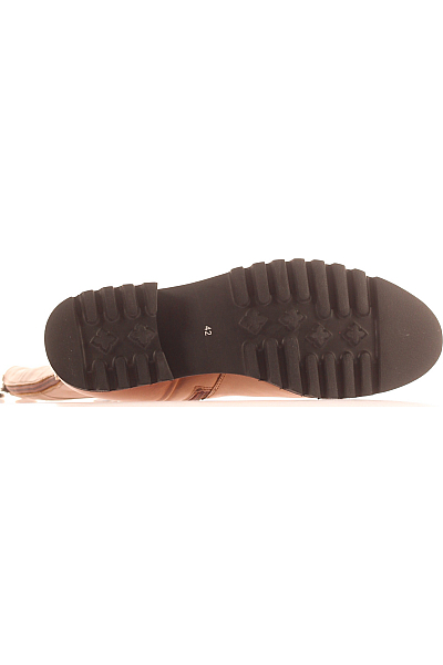 Dámské Kozačky Kožené Hnědé GERRY WEBER Vel. 42