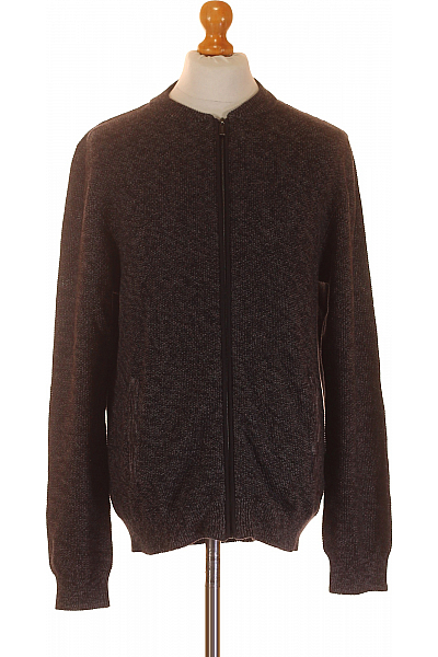 DANIEL HECHTER Pánský Cardigan Šedý Vel. XL