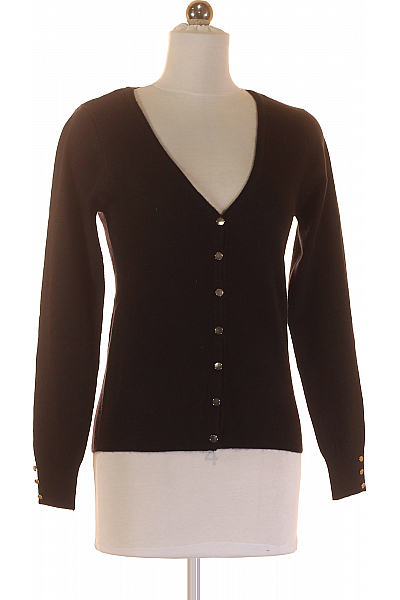 Dámský Cardigan Viskózový Černý  Outlet