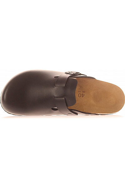 Dámské Boty Kožené Černé Mandel Sandals Vel. 40