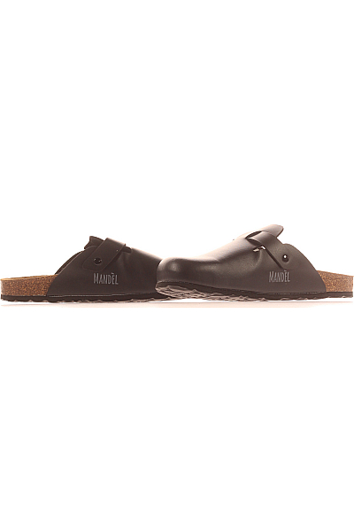 Dámské Boty Kožené Černé Mandel Sandals Vel. 40