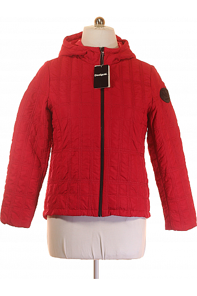 DESIGUAL Prošívaná Dámská Bunda Růžová Vel.  46