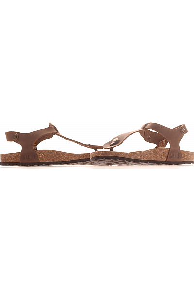 Dámské Boty Kožené Hnědé Mandel Sandals Vel. 40