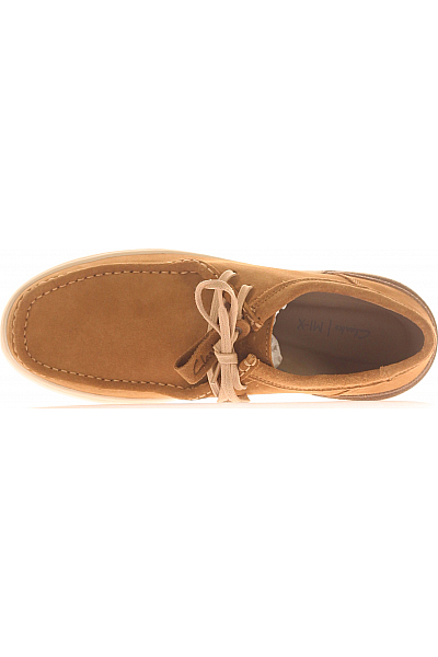 Clarks Pánské Polobotky Kožené Hnědé Vel. 44