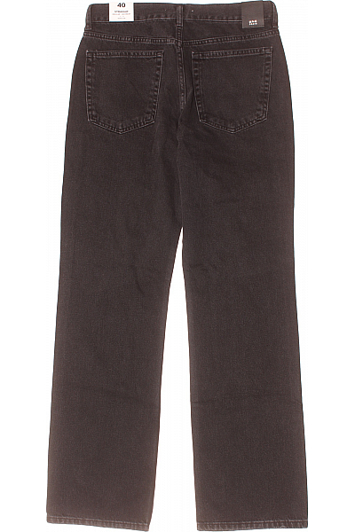 Boyfriend Dámské Džíny Černé MANGO Outlet Vel.  40