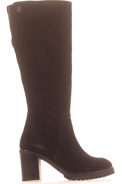 Dámské Kozačky Kožené Černé LUMBERJACK Vel. 37