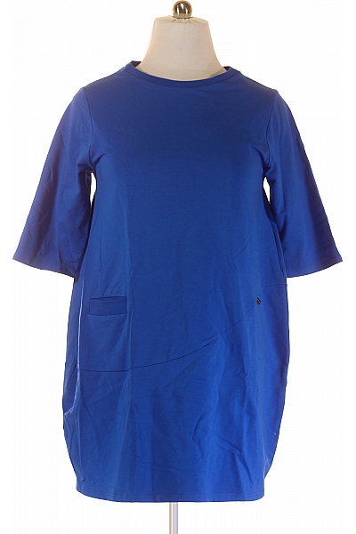  Mikinové Šaty Modré Be Wear Vel. XXL