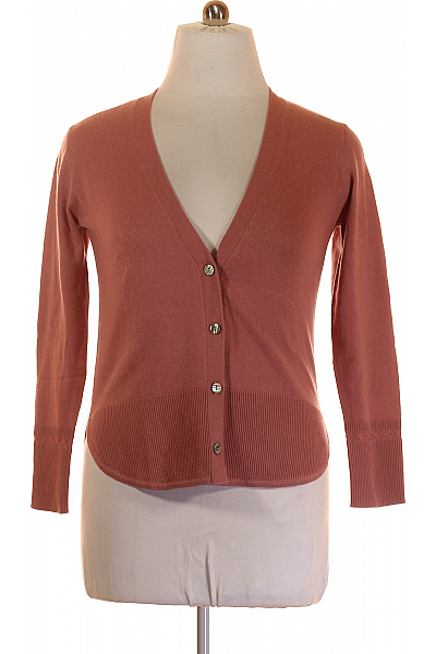 Just Cashmere Dámský Cardigan Růžový Outlet Vel. L