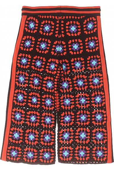 DESIGUAL Dámské Kalhoty Letní Barevné Vel.  XL