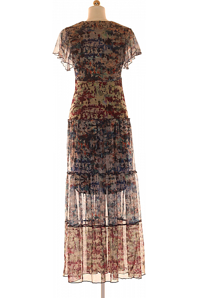 DESIGUAL  Šaty Z Chiffonu Barevné Vel.  XS