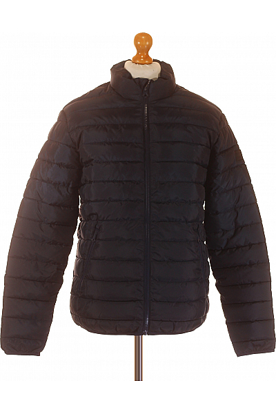 Zimní Pánská Bunda Polyesterová Modrá JACK & JONES