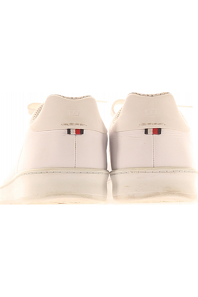 TOMMY HILFIGER Pánské Tenisky Kožené Bílé Second hand Vel.  45