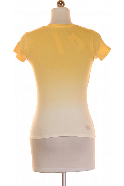 Dámské Tričko Žluté Guess Second hand Vel. XS
